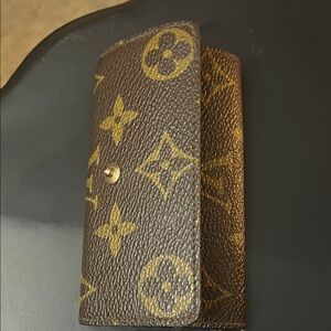 Louis Vuitton Monogram Canvas Wallet in Brown and Gold